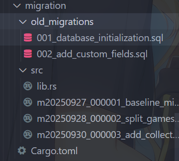 seaorm迁移初体验——从tauri-plugin-sql重构到seaorm #1 数据库迁移脚本